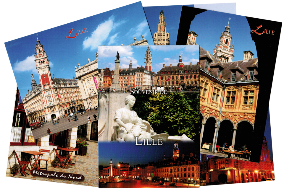 postcards of Lille by Richard Soberka