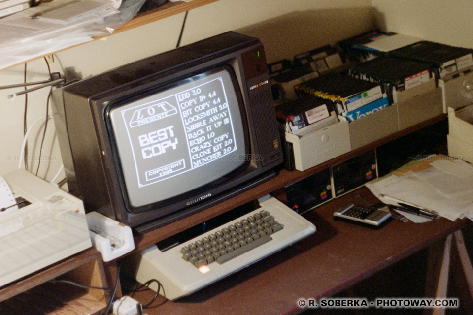 Apple II europlus de Richard Soberka - début 1985