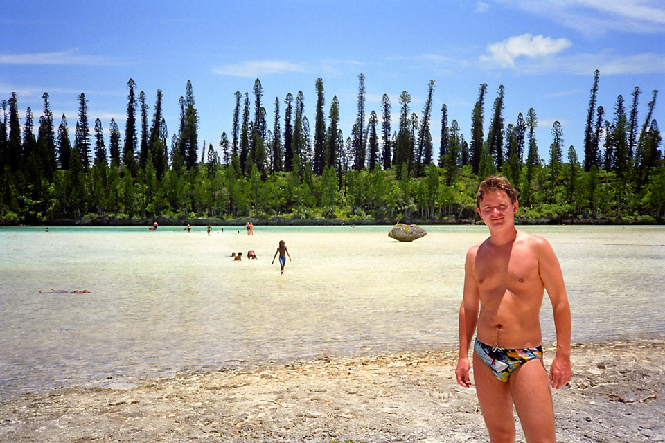 Richard Soberka en Nouvelle Calédonie sur l'île des Pins