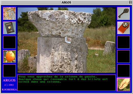 Argos game for the Macintosh