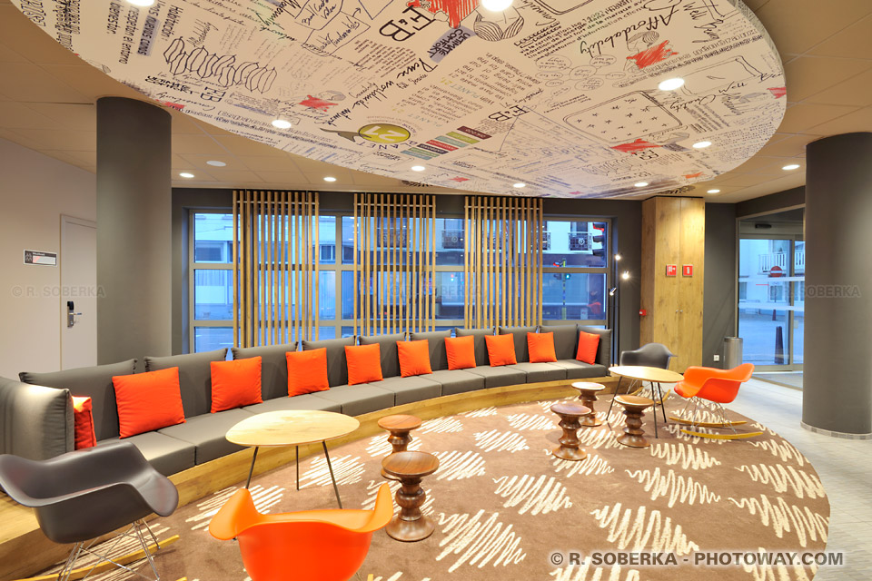 Lounge of the Ibis Hotel