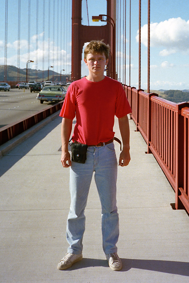 Richard Soberka on San Francisco's Golden Gate Bridge